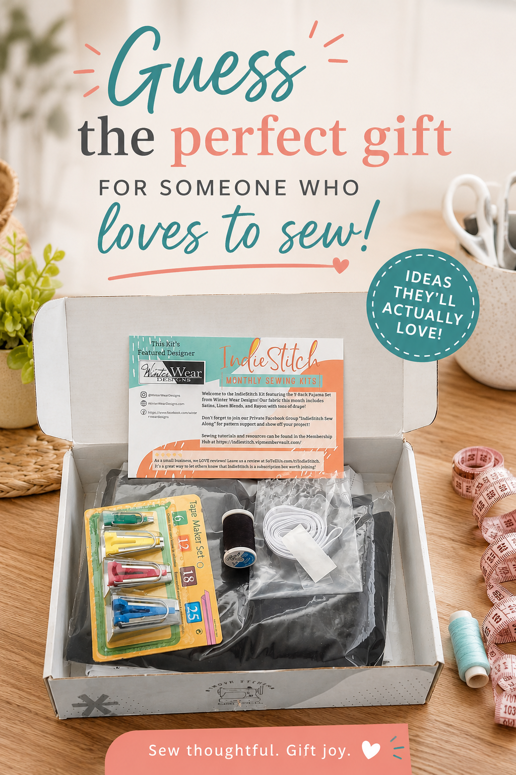 Pin this: The Perfect Gift for Someone Who Loves to Sew
