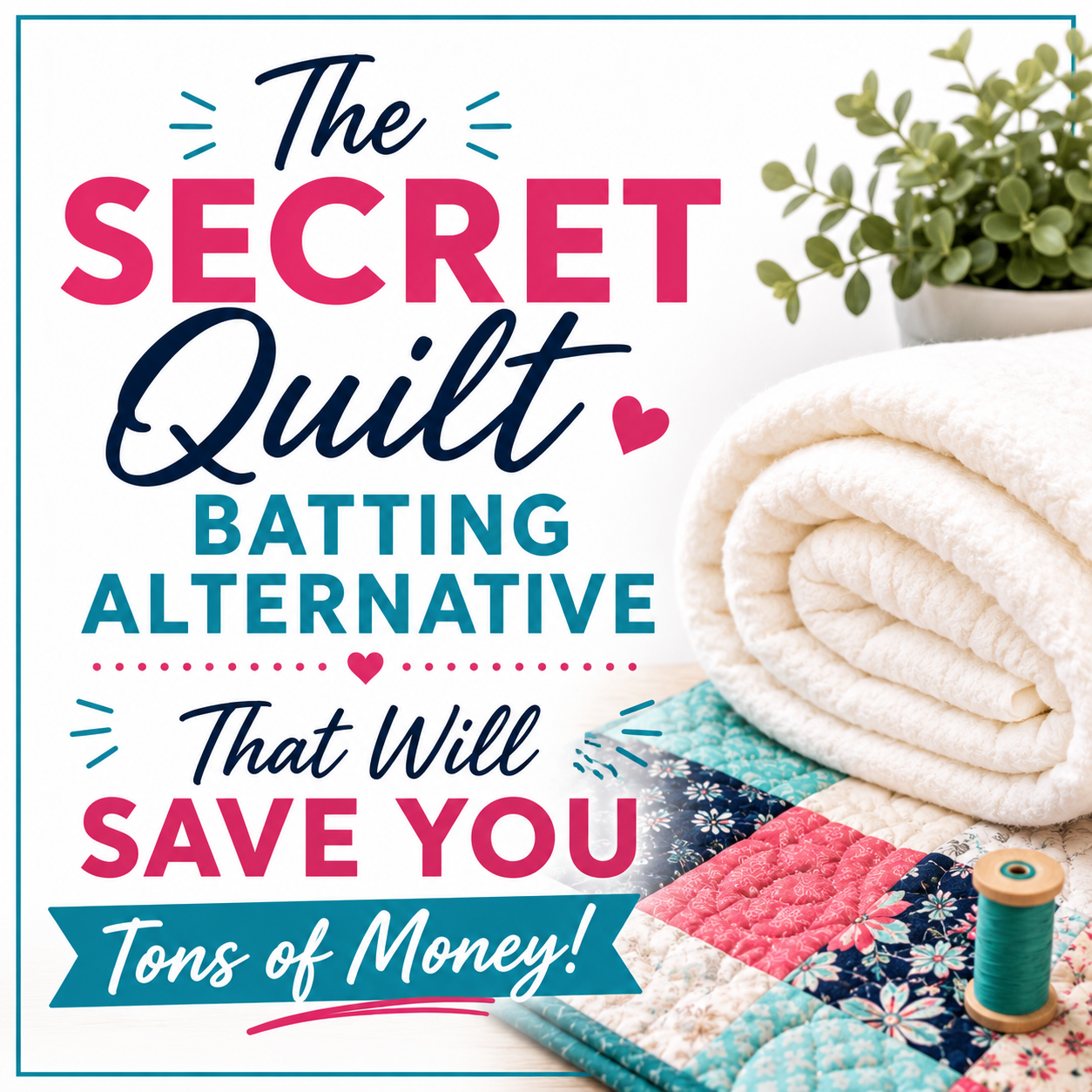 The Secret Quilt Batting Alternative That Will Save You Tons of Money