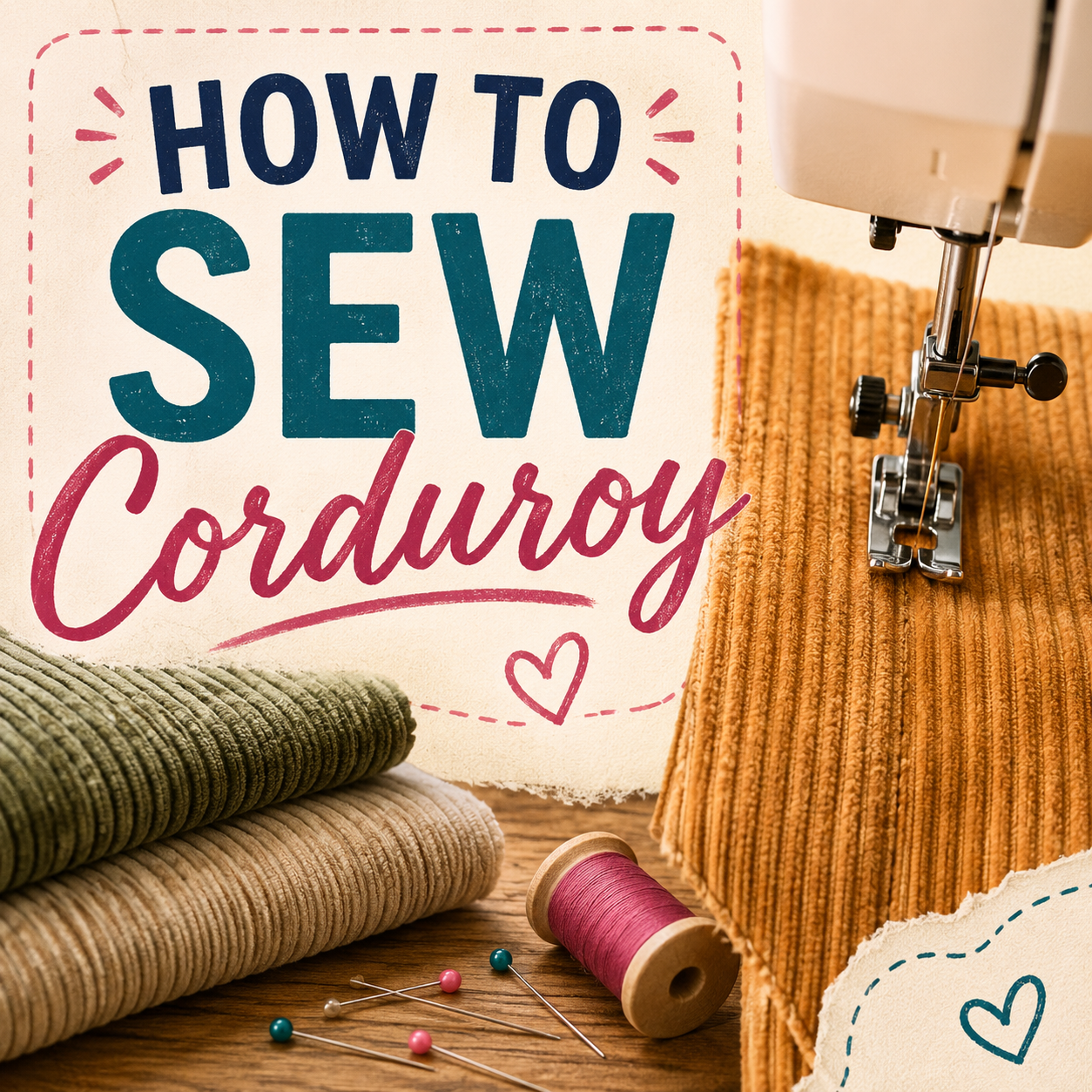 How to Sew Corduroy Like a Pro