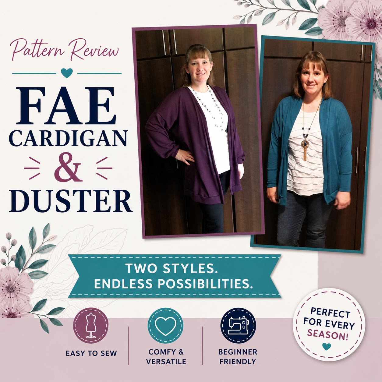 Pattern Review: Fae Cardigan and Duster by Made for Mermaids