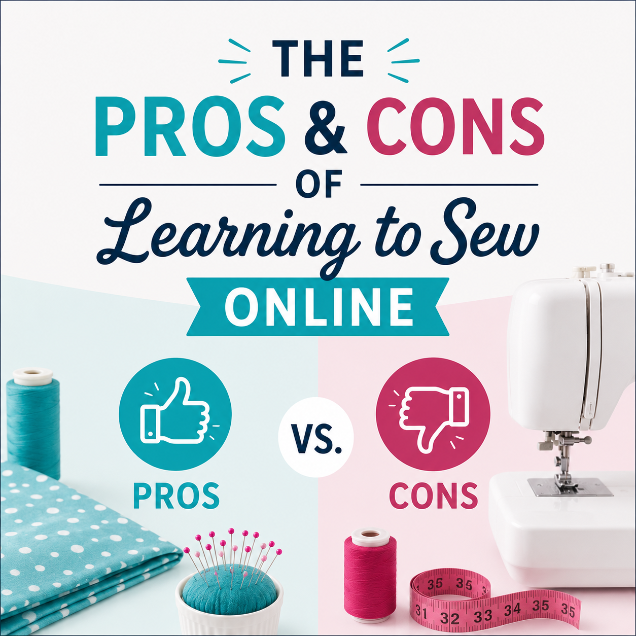 Learning to Sew Online vs. In a Class: The Pros and Cons