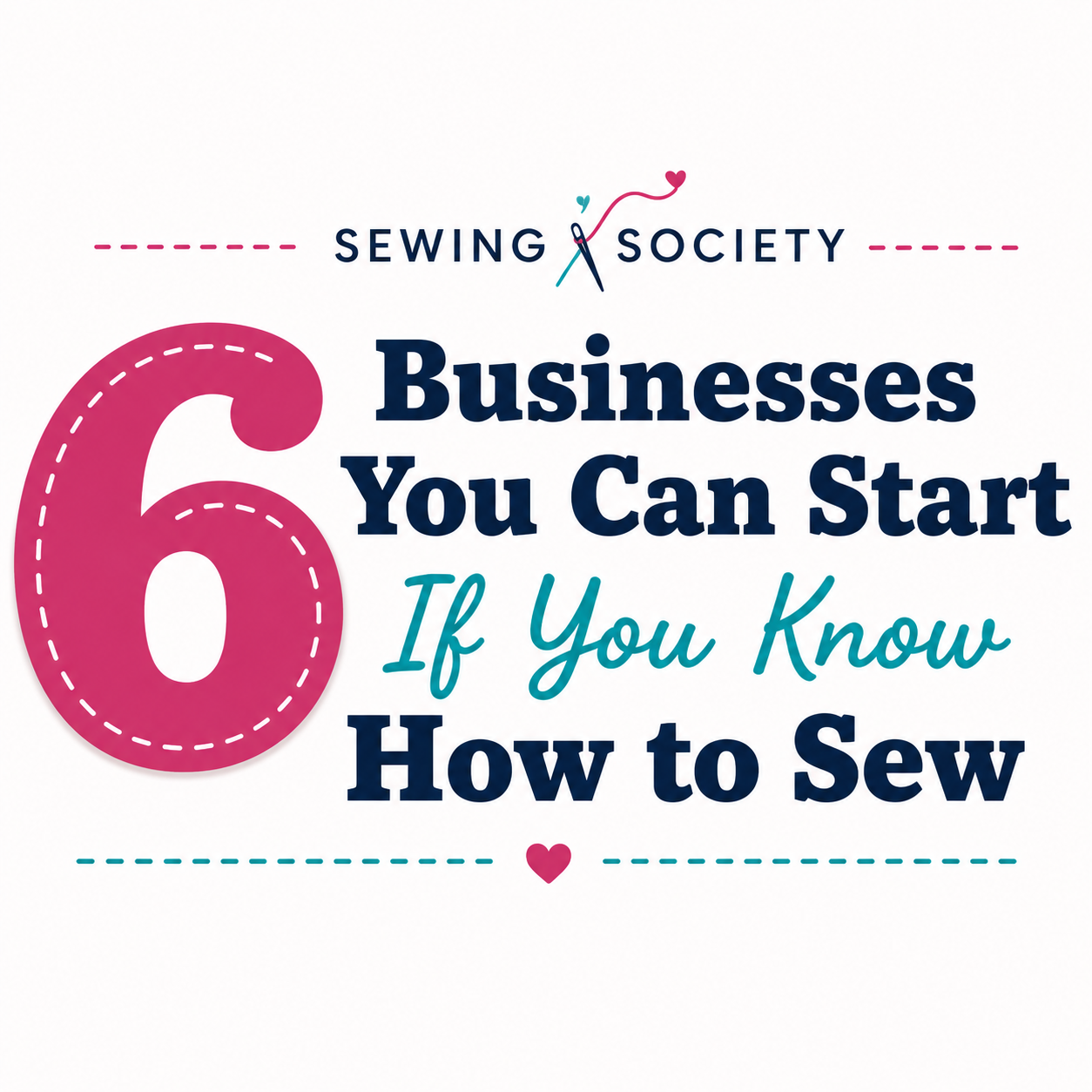 6 Businesses You Can Start If You Know How to Sew