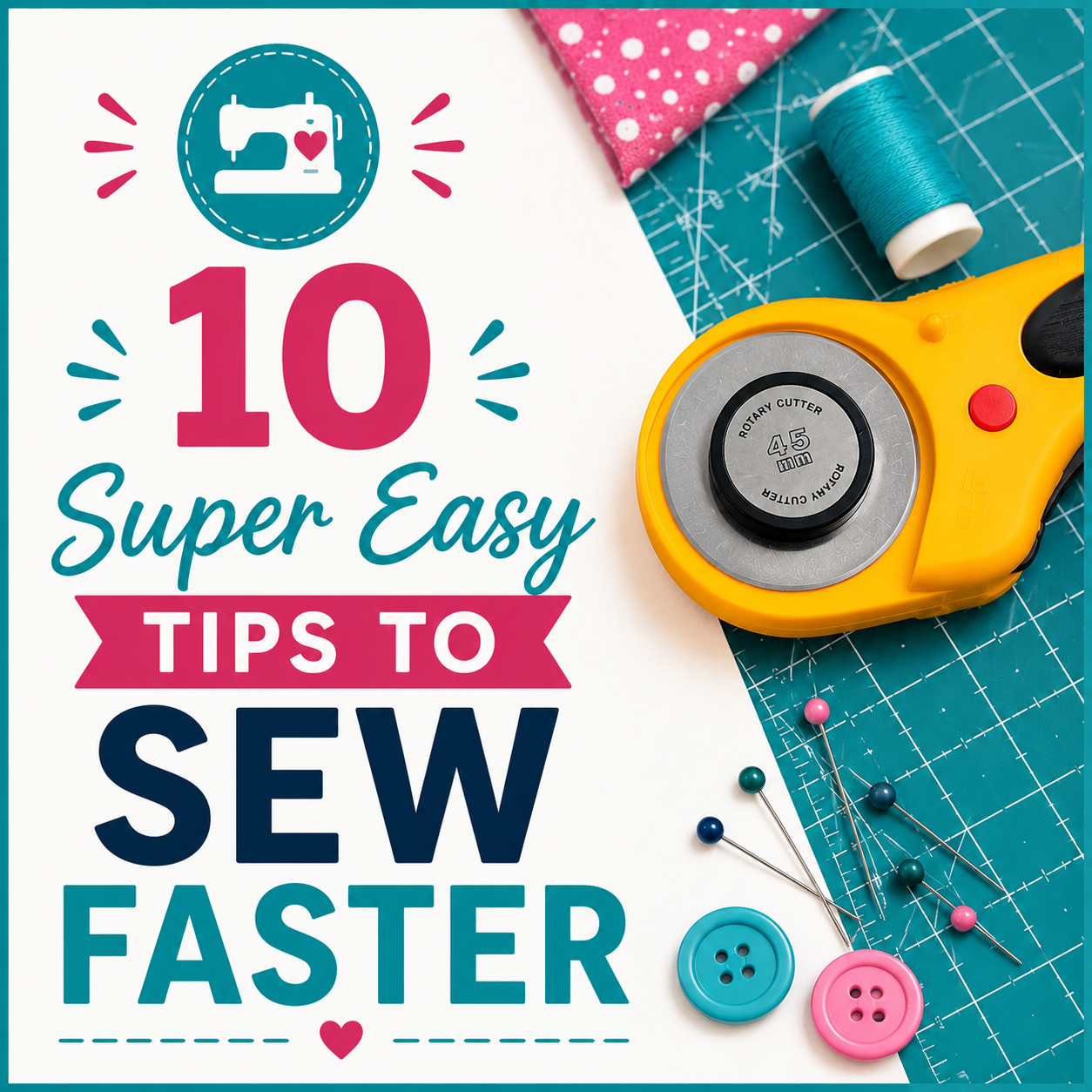 10 Easy Ways to Sew Faster (Without Sacrificing Quality)