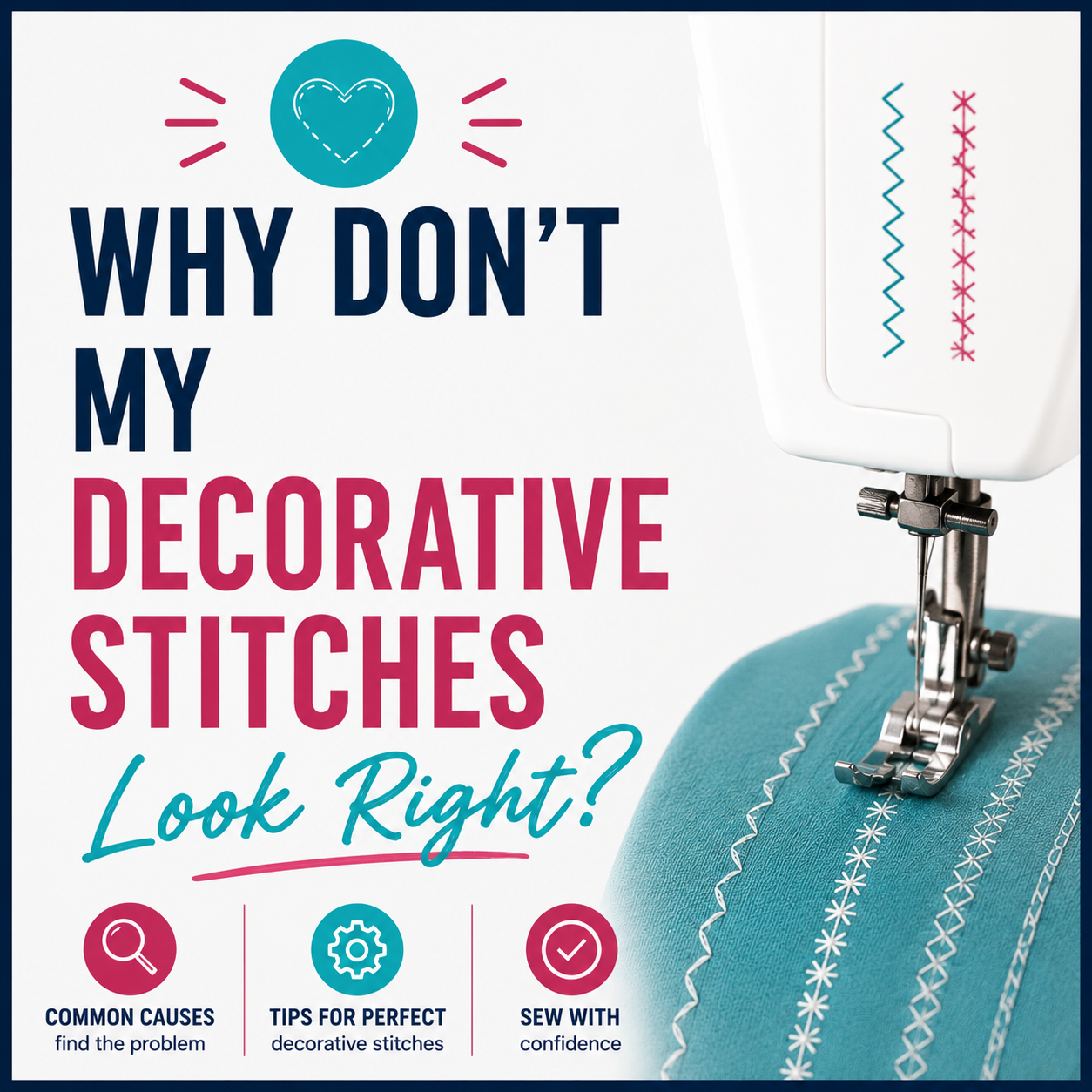 Why Don't My Decorative Stitches Look Right?