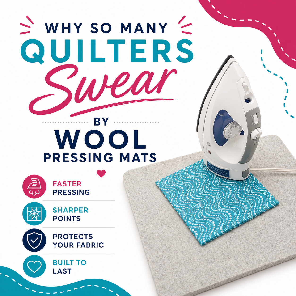 Why So Many Quilters Swear by Wool Pressing Mats