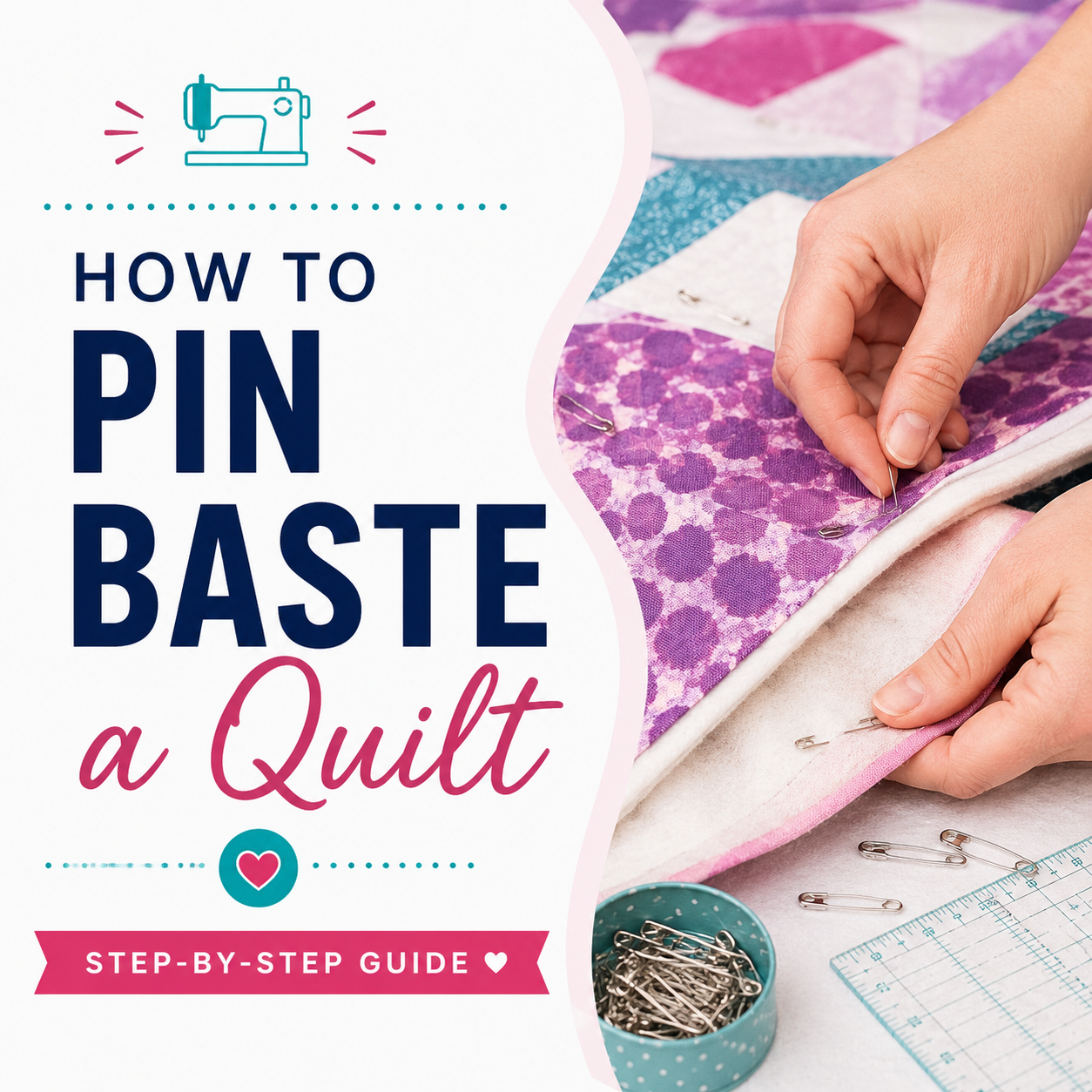 How to Baste a Quilt (4 Methods)